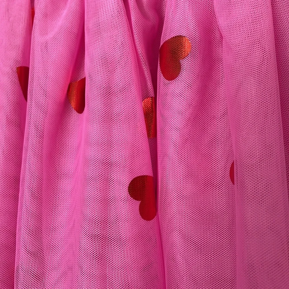 Gymboree heart tulle